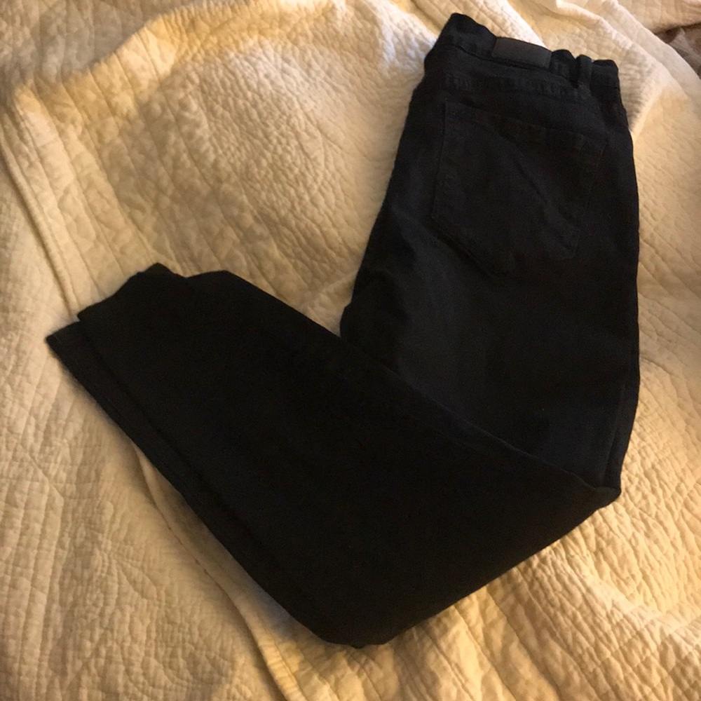 Black bdg high rise twig jeans